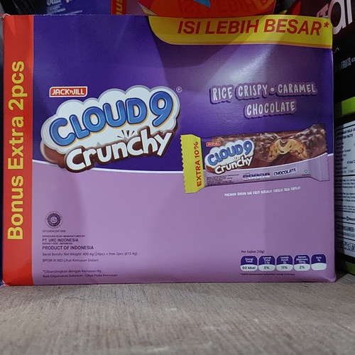 

CLOUD 9 CRUNCHY CHOCO JUMBO ISI 24