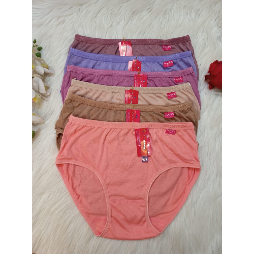 HONITING 100% COTTON Celana Dalam WANITA Dewasa / CD Cewek / CD Perempuan HONITING MISTI 748