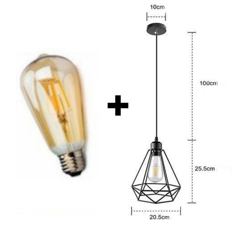 kap Lampu Gantung Minimalis Diamon Plafon Lampu Gantung