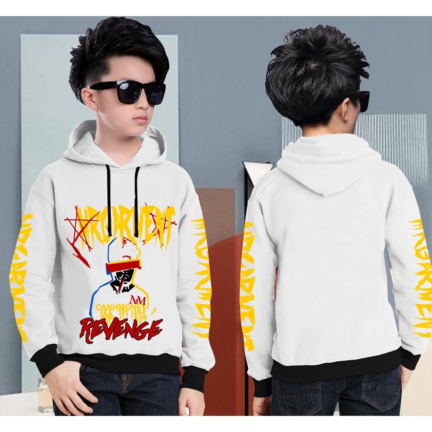 Hoodie Anak REVENGE  Anak Gaming Bahan Fleece Tebal /Jaket Anak Laki Laki/Jaket Anak Terbaru/4-11 Tahun