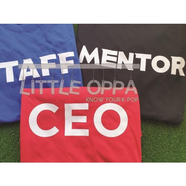 BAJU KAOS KPOP START UP SUZY SANDBOX CEO T-SHIRT - CEO (MERAH), S