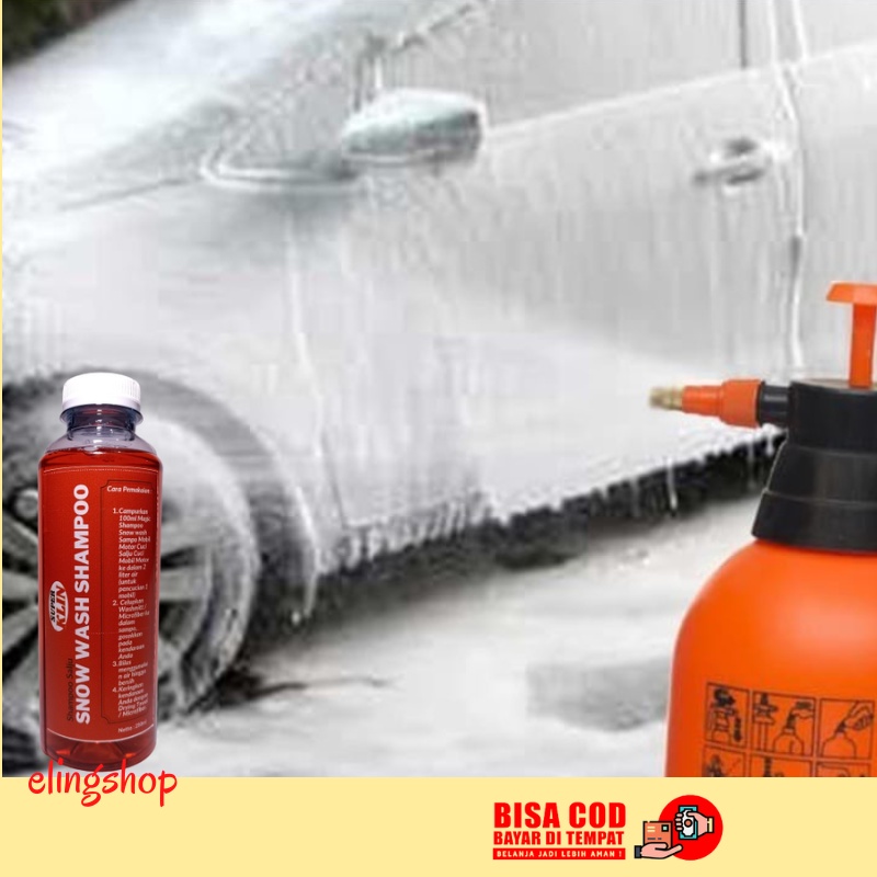 Shampoo Shampo Sampo Cuci Mobil Motor Salju