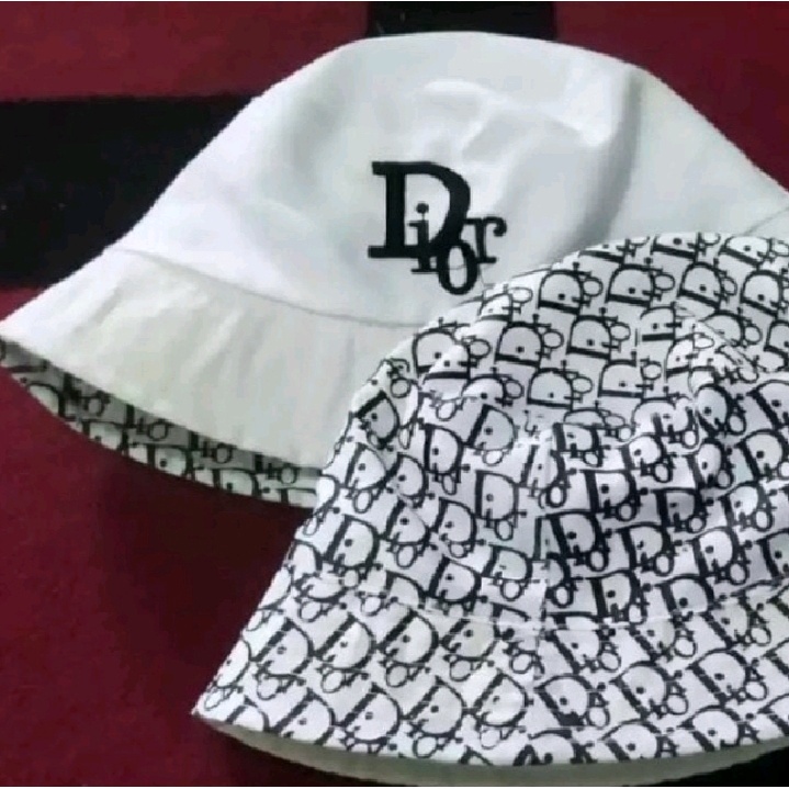 Promo Topi Dior Kanvas Bucket Import /buket pria dan wanita terbaru BISA COD