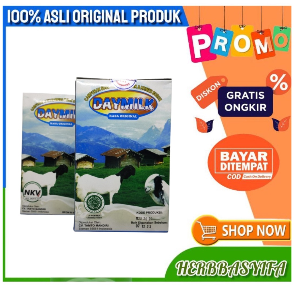 

Susu DAYMILK Susu kambing etawa 200 gr Rasa Original