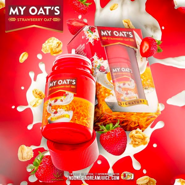 LIQUIDS 60ML MYOATS STRAWBERRY ENAK TERBARU