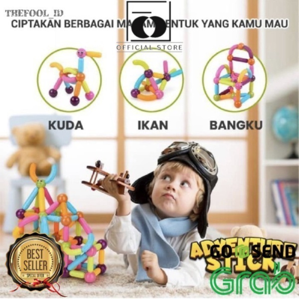 

Promo Adventure Sticks / Mainan Edukasi Anak TF - 10PCS Murah