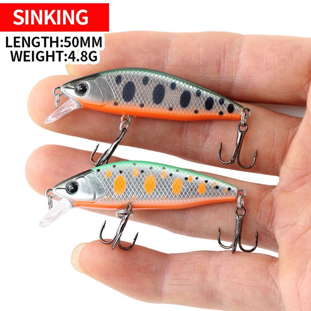 Preva Umpan Ikan Kecil Tenggelam Japan Design Crankbaits Tackle Minnow Lures