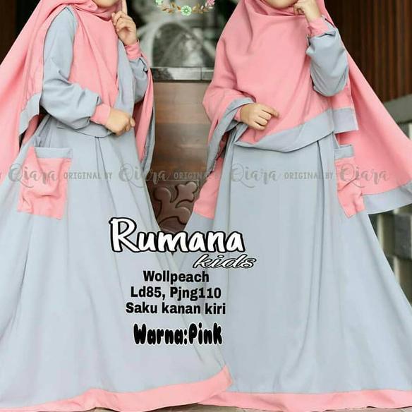 GAMIS SYAIR'I ANAK / DRESS MUSLIM ANAK PEREMPUAN