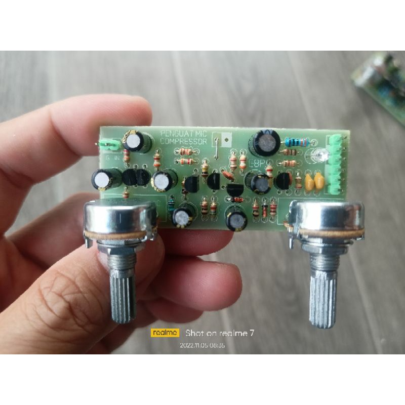 modif LA3210 penguat mic compressor