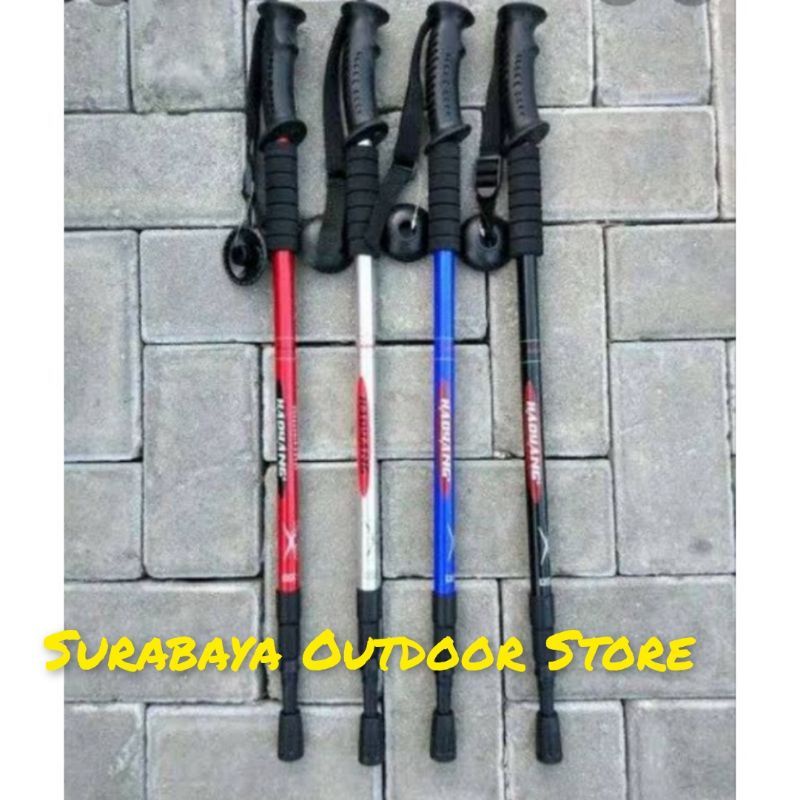 TONGKAT HIKING OUTDOOR SIZE 135CM /TREKKING POLE ADVENTURE HIKING