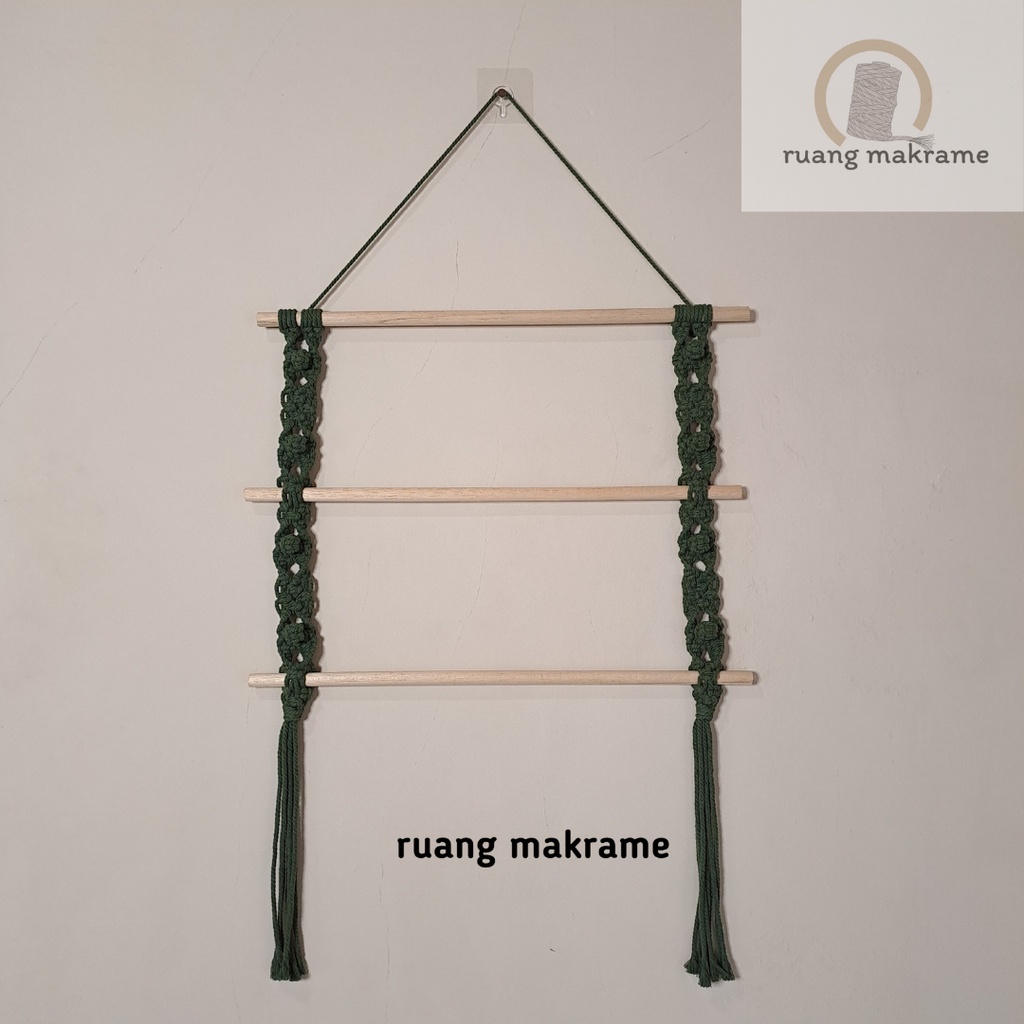 ladder hanger gantungan tangga rak gantung gantungan hijab gantungan mukena rak gantung anak kost