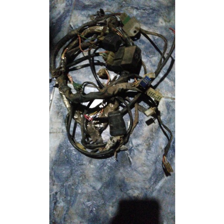 Kabel Body, Tameng Depan Set Hitam, Batok Depan Belakang, Spidometer Set Full Shogun 125 SP FD Ori S