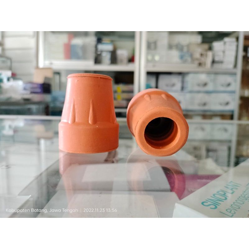 Karet Kaki Tongkat Ketiak Kruk / Karet Bawah tongkat Ketiak Original