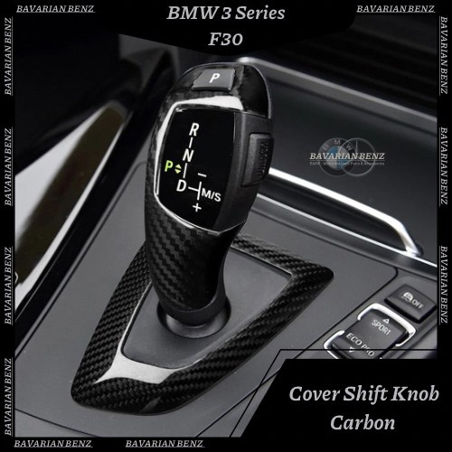 Cover Trim Gear Shift Knob Carbon Interior Bmw F30 F10