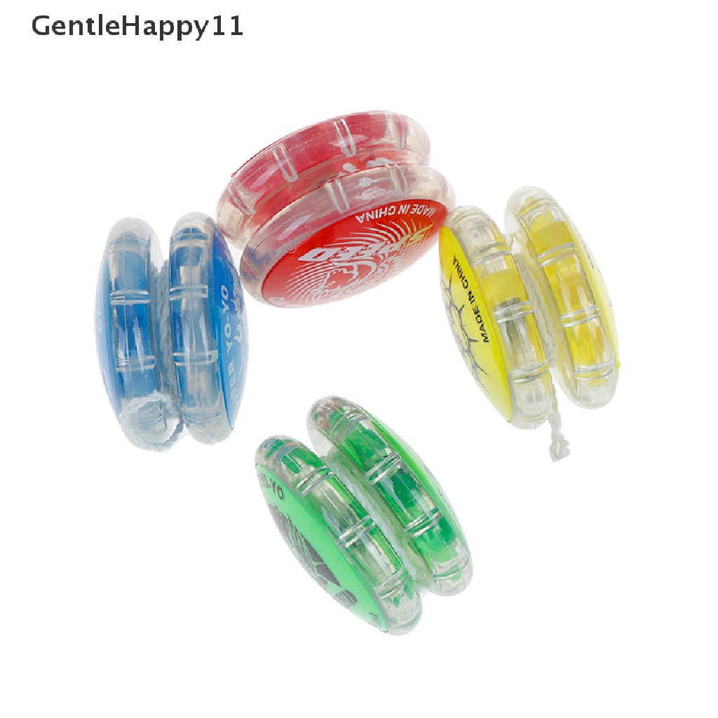 Gentlehappy 1Pc Mainan Bola YoYo Ajaib Untuk Anak Warna Warni Plastik yo-yo toy party gift id