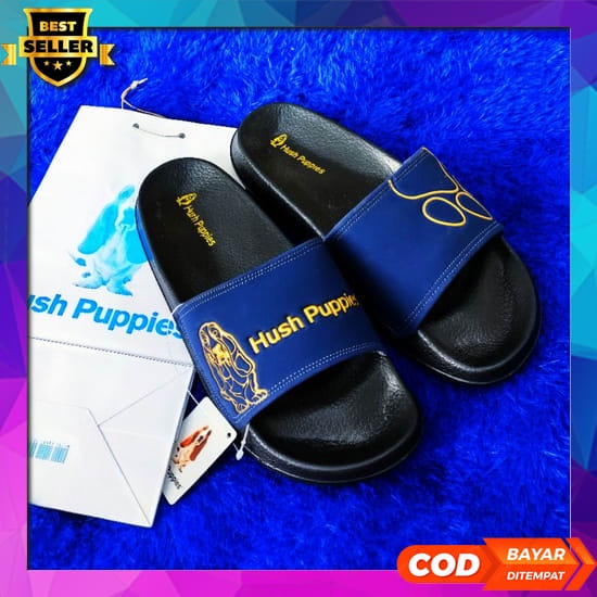 (Cod) Sandal Selop Pria/Wanita/Sandal Karet Step With Style Sandal Slop Hush Puppies Sandal Hush Pup
