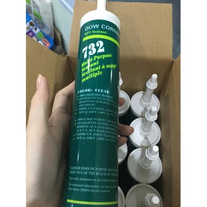 

Dow Corning RTV 732 Multi Purpose Silicone Sealant Clear / Silikon