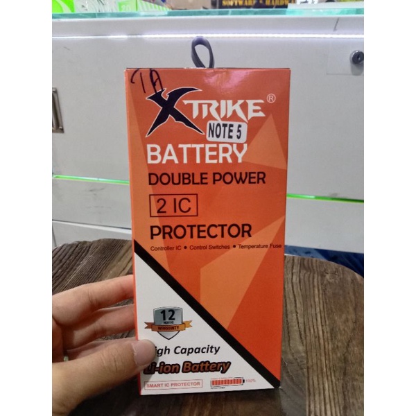 BATRE XTRIKE SAMSUNG NOTE 5 N920 DOUBLE POWER