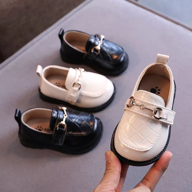 Minipetite SH2257 Sepatu pantofel tali formal anak balita laki laki SIZE 16-25