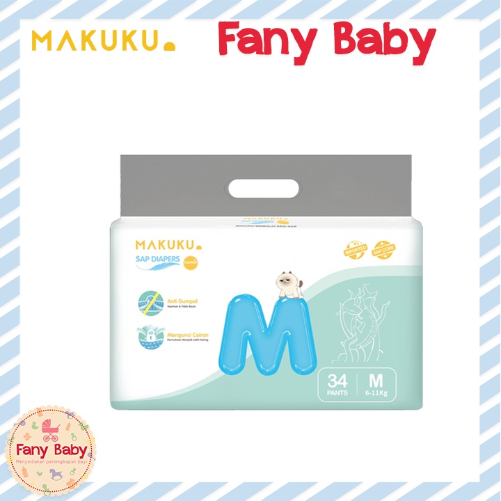 MAKUKU AIR DIAPERS COMFORT+ PANTS / POPOK CELANA