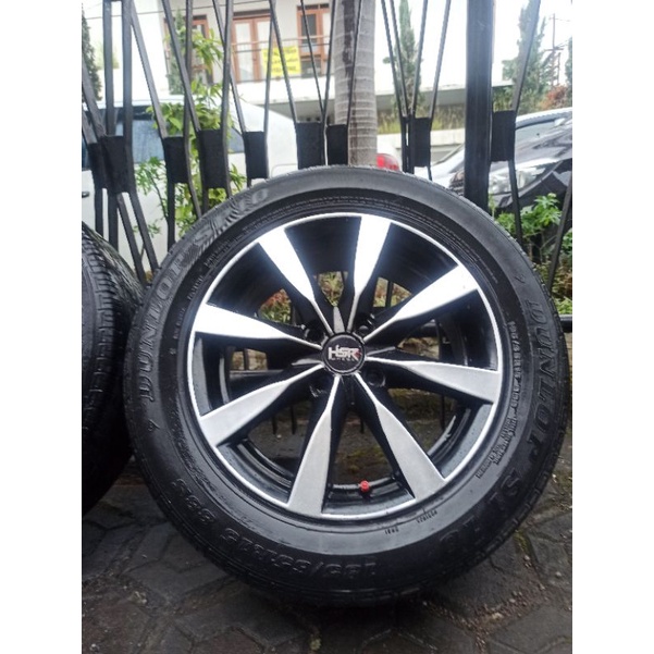 4 Velg R15 pcd 100+Ban 185/65 75% Harga yg tercantum untuk 4 buah (1 set) agya ayla jazz calya sigra civic city splash etios brio mobilio sirion picanto