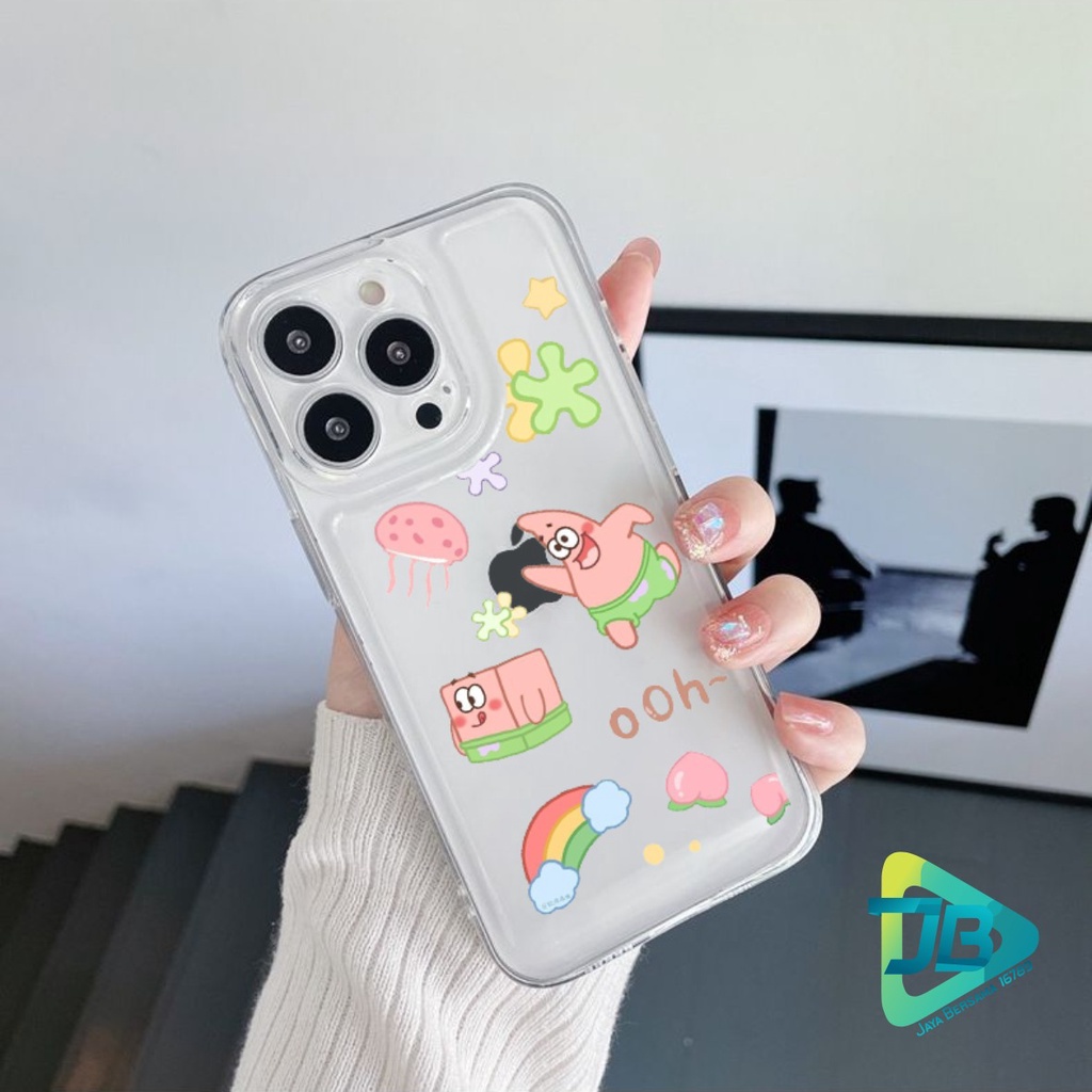 CUSTOM CASE SOFTCASE SILIKON CLEAR BENING SPONGEBOB CUSTOM CASE XIAOMI REDMI 6A 8 8A PRO 9 9A 9C 10A NOTE 8 9 10 10S POCO M3 M4 JB6166