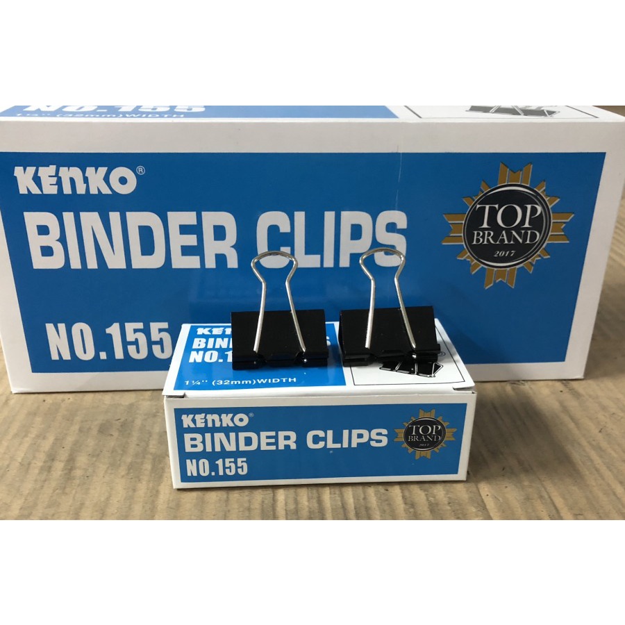 

Binder Clips Kenko No 155 1 Kotak isi 12 Box