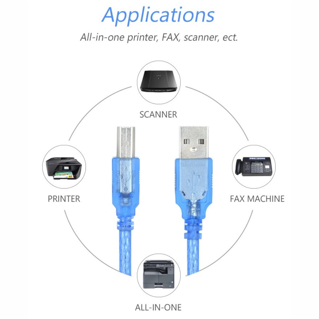 KABEL USB DATA PRINTER MIKUSO CBL-011 3M