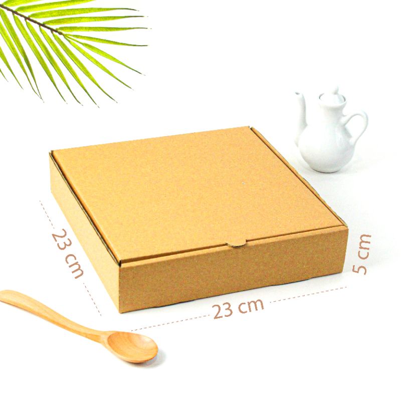 

Kotak / kardus / box pizza uk. 23x23x5