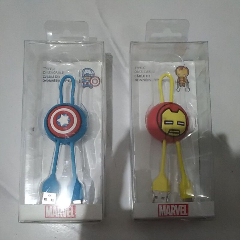 MINISO Charger Kabel Data TYPE-C / TYPE C - MARVEL Terintegrasi Kuat dan Tahan Lama