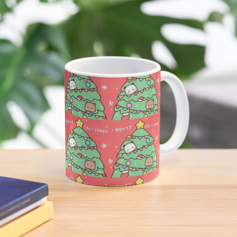 Peach goma Christmas tree Coffee Mug