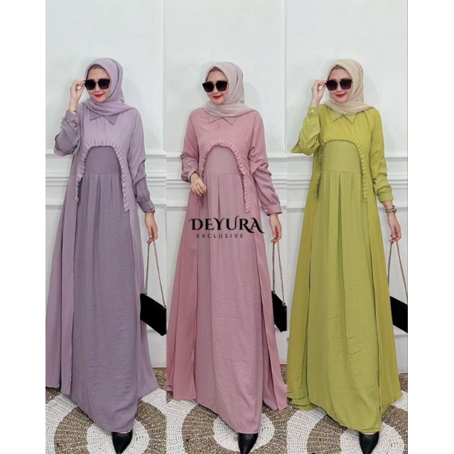 SYABILA DRESS BY ALODY ( PO 6 NOVE)
