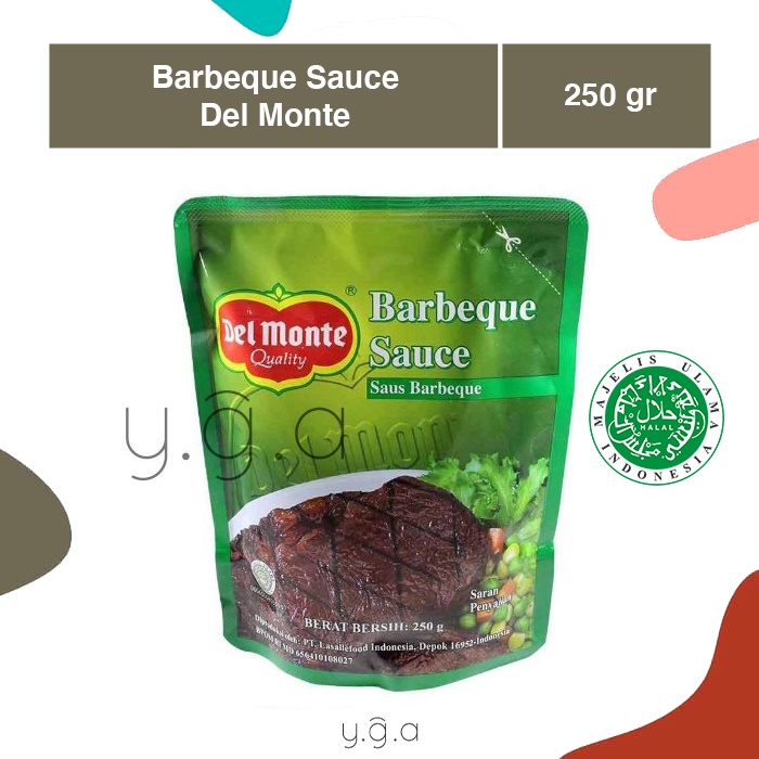 

Saos Barbeque Del Monte 250gr / BBQ Sauce / Saus Barbekiu Pouch