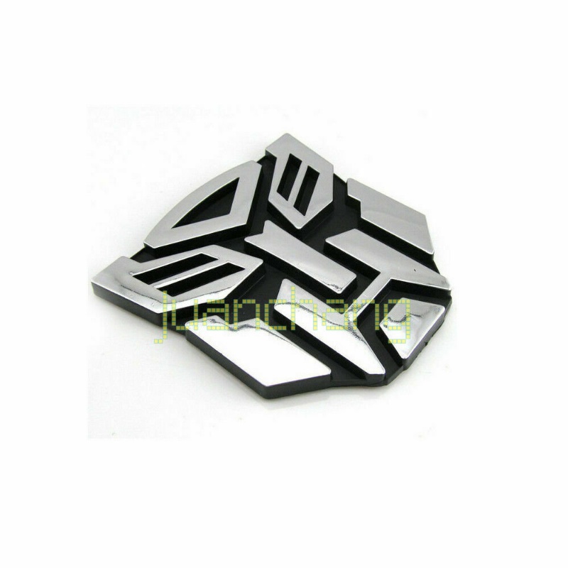 Stiker Emblem Logo Transformers 3D Untuk Mobil / Motor