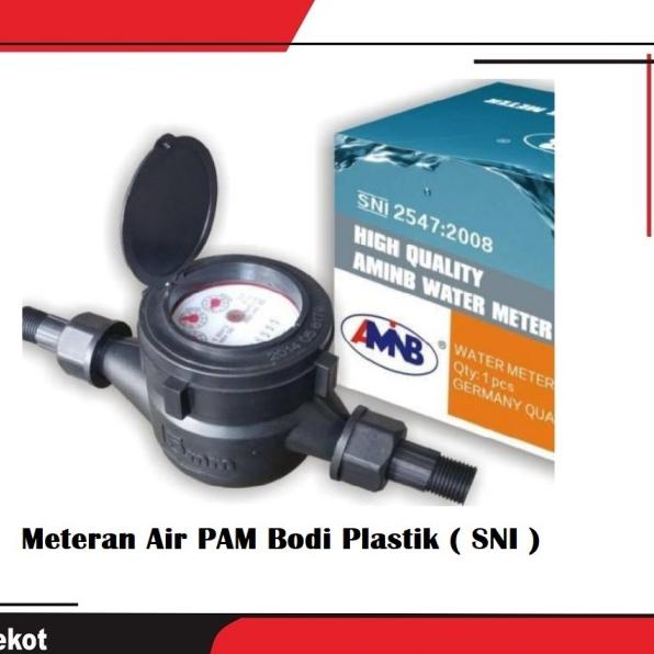 Meteran Air Plastik SNI AMNB / Meteran Air PAM Body Plastik SNI AMNB