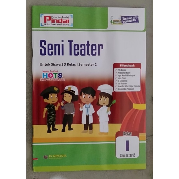 

Buku LKS Kurikulum Merdeka CV.ARYA DUTA| Seni Teater Kelas 1 SD/MI Semester-2
