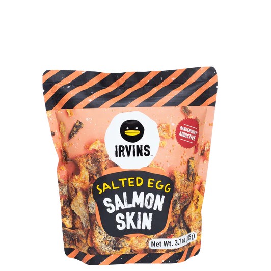 

NEW IRVINS Salted Egg Salmon Skin (105 gr) [SMALL]