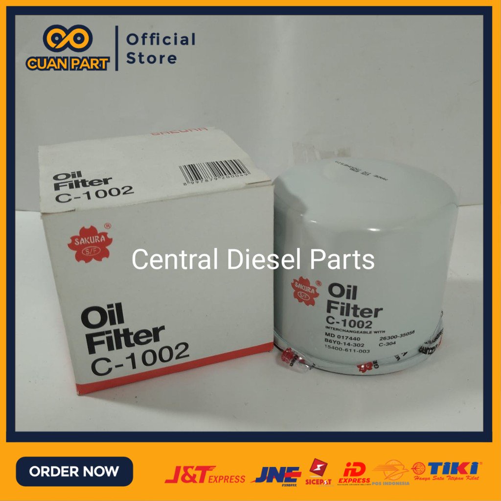 Filter Oli / Oil Filter Mitsubishi T120SS Mazda C-1002 C1002 Sakura