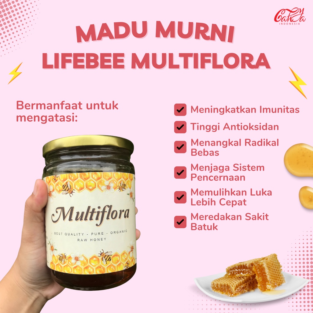 

MADU MURNI ASLI ORGANIK RAW HONEY LIFEBEHONEY