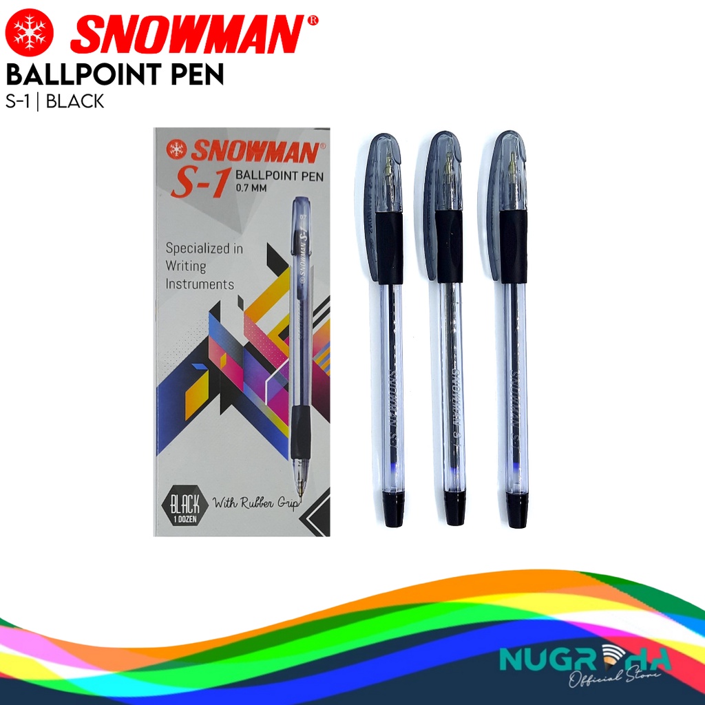 

Pulpen / Ballpoint / Pen / Bolpen Snowman S-1