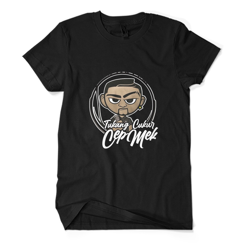 Baju Kaos Pria TUKANG CUKUR CEPMEK Rambut Trend Barbershop Keren KAOS KAGE