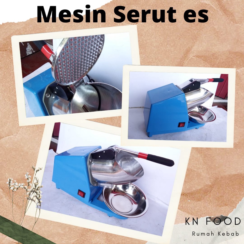 Mesin Serut ES Listrik - Ice Crusher Listrik Mesin Serut Es Untuk Es Buah
