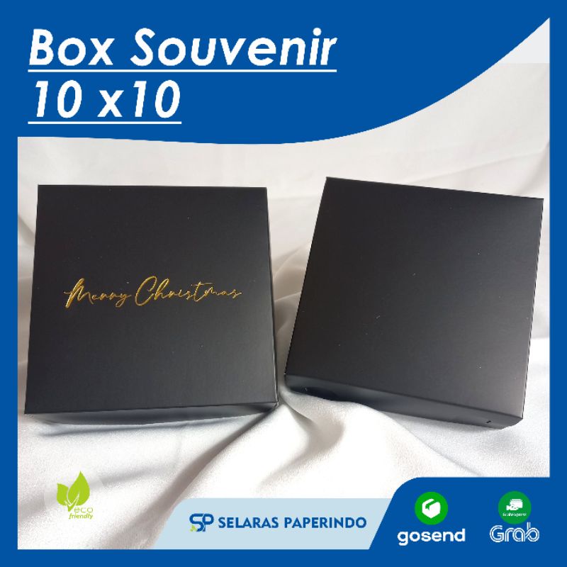 

ISI 10pcs | Box Souvenir 10x10 polos custom box natal gift kado hitam polos kotak kado custom - box chocolate coklat perhiasan - chocolate valentine