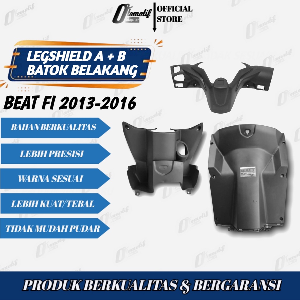 Cover inner Honda Beat Fi Legshiield Kunci Atas Kunci Bawah Dan Batok totok Kepala belakang BeaT fi 