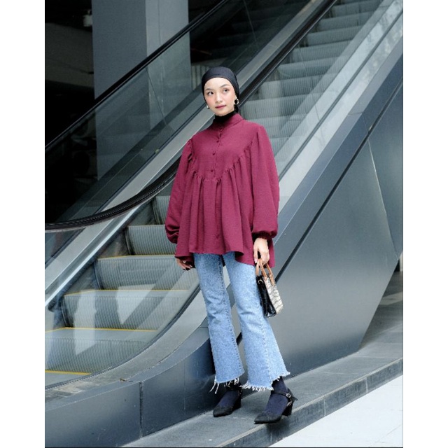 ZILVANIA TOP / ATASAN KERJA / BLOUSE / KEMEJA