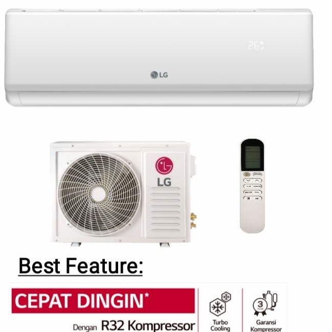 LG AC AIR CONDITIONER PENDINGIN RUANGAN NEW HERCULES H 05 TN4 (1/2 PK)