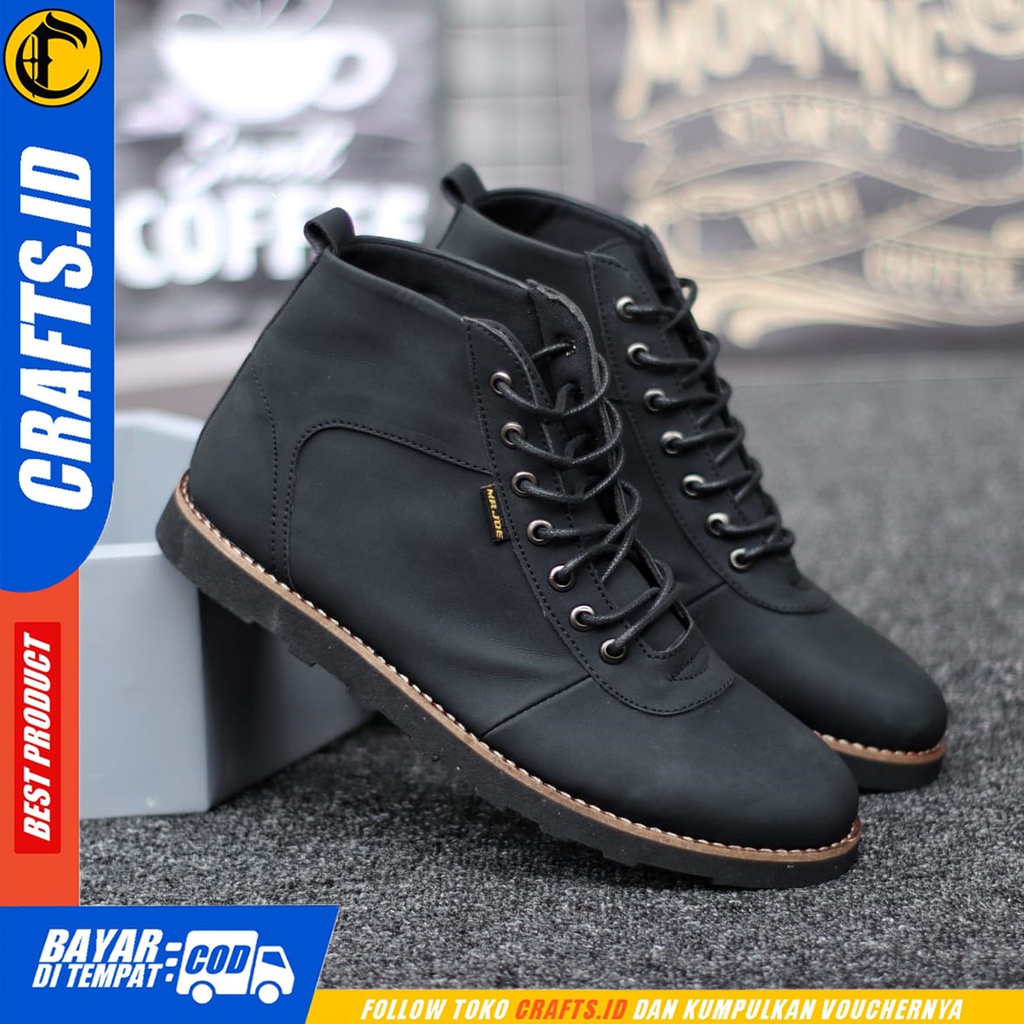 CRAFTS weasley - Sepatu Boots Formal Pantofel Kerja Pria