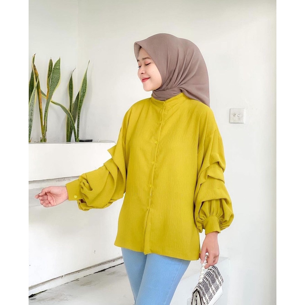 NEW- alana Blouse Wanita Kekinian 2022 Viral/Blus Wanita/Blus/Atasan Wanita/Atasan Wanita Terbaru/At