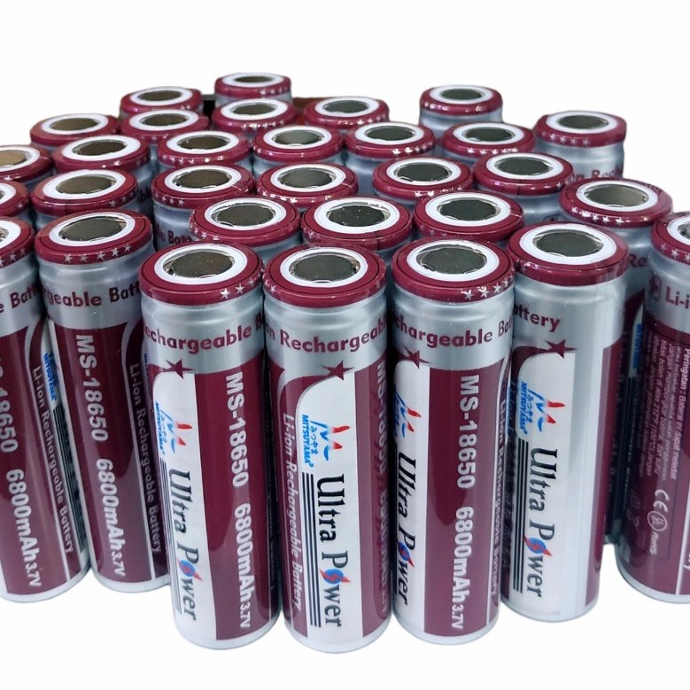 Baterai Mitsuyama 18650 3.7V Battery Li-ion Rechargeable