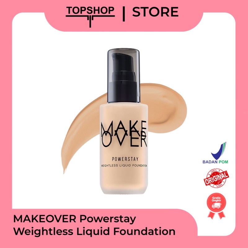 MAKE OVER Powerstay Weightless Liquid Foundation 24H Oil Control